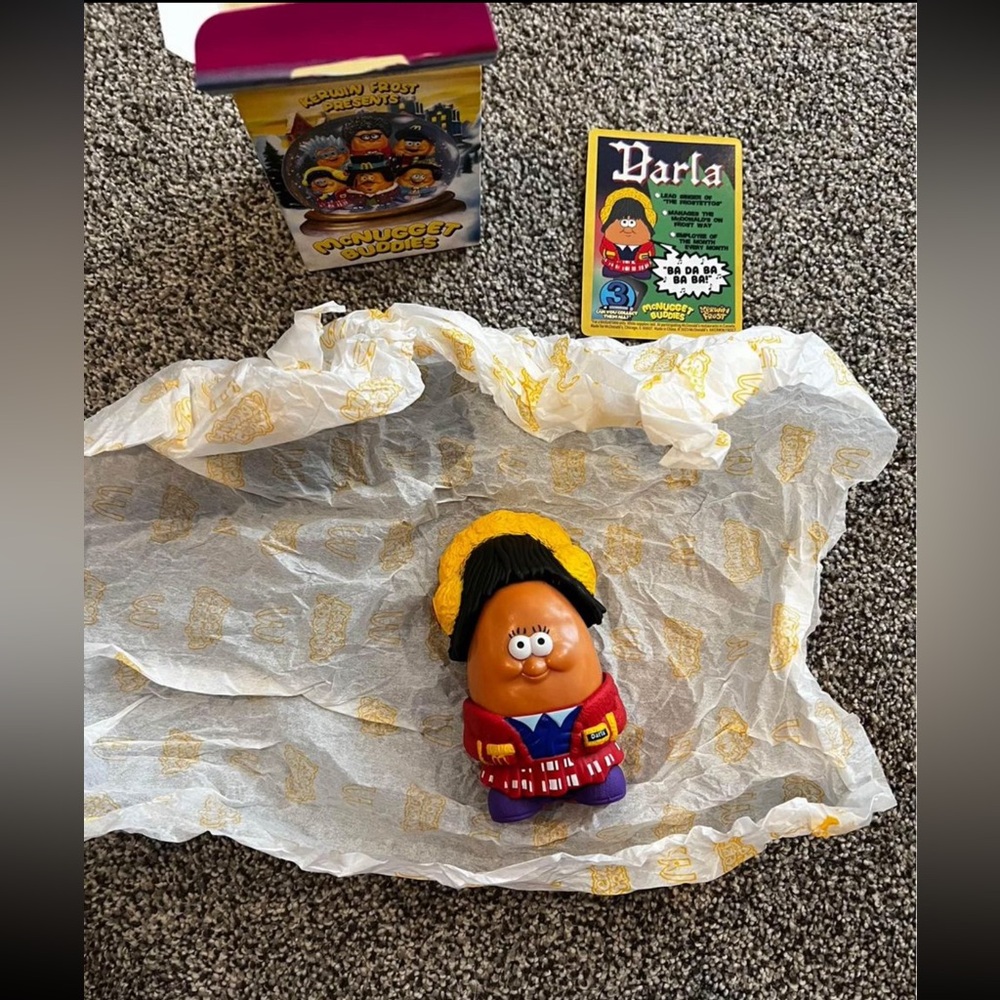 McDonald's Kerwin Frost McNugget Buddies Darla Figure Card Box